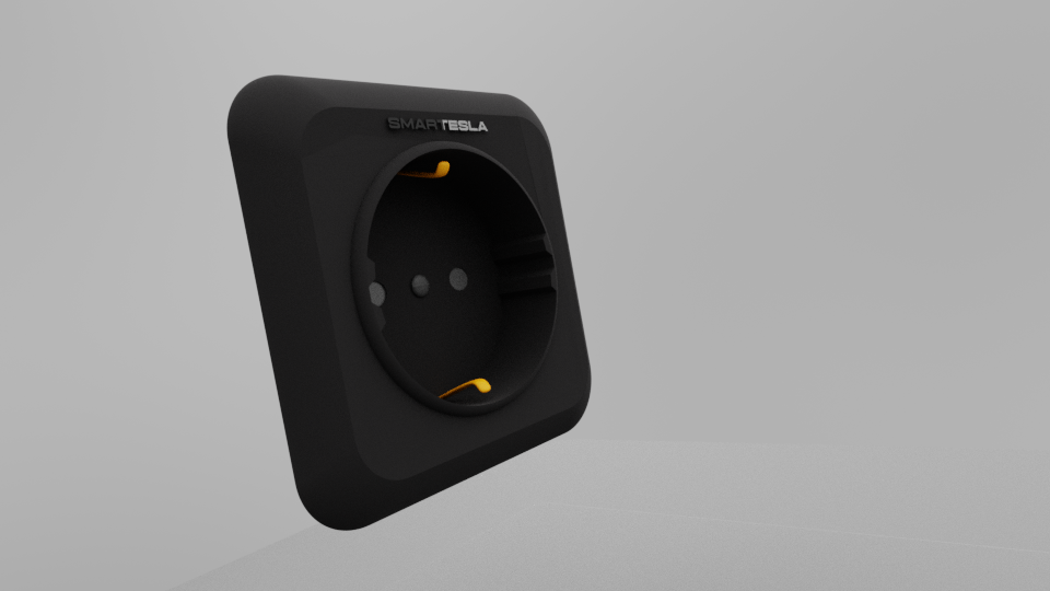 SmarTesla Shuko Black 3